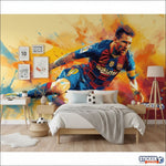 Papier Peint Lionel Messi - FC Barcelona Soccer - Vignette | stickers foot
