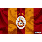 Papier Peint Logo Galatasaray S.K. - Déco Fan Football - Vignette | stickers foot