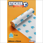 Papier peint motif logo OM - Vignette | stickers foot