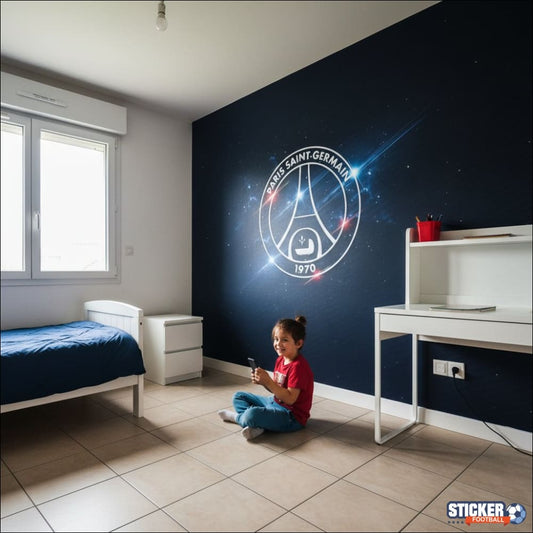Visualisation Papier Peint PSG Ambiance - Déco Supporter Passion