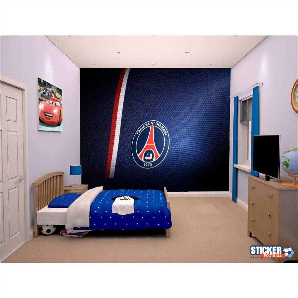 Papier peint chambre PSG