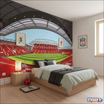 Papier Peint stade Anfield - Liverpool FC - Vignette | stickers foot