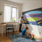 Papier Peint stade Camp Nou - FC Barcelona - Vignette | stickers foot