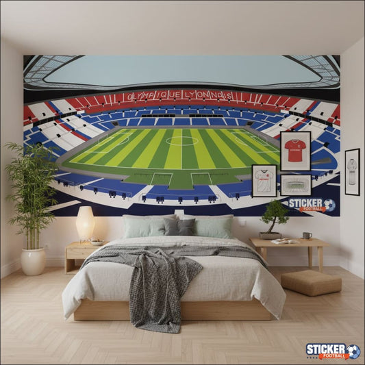 Visualisation Papier Peint stade Parc Olympique Lyonnais - Olympique Lyon