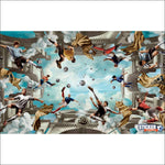 Papier Peint Stars du Foot - Déco Fan Zone - Vignette | stickers foot