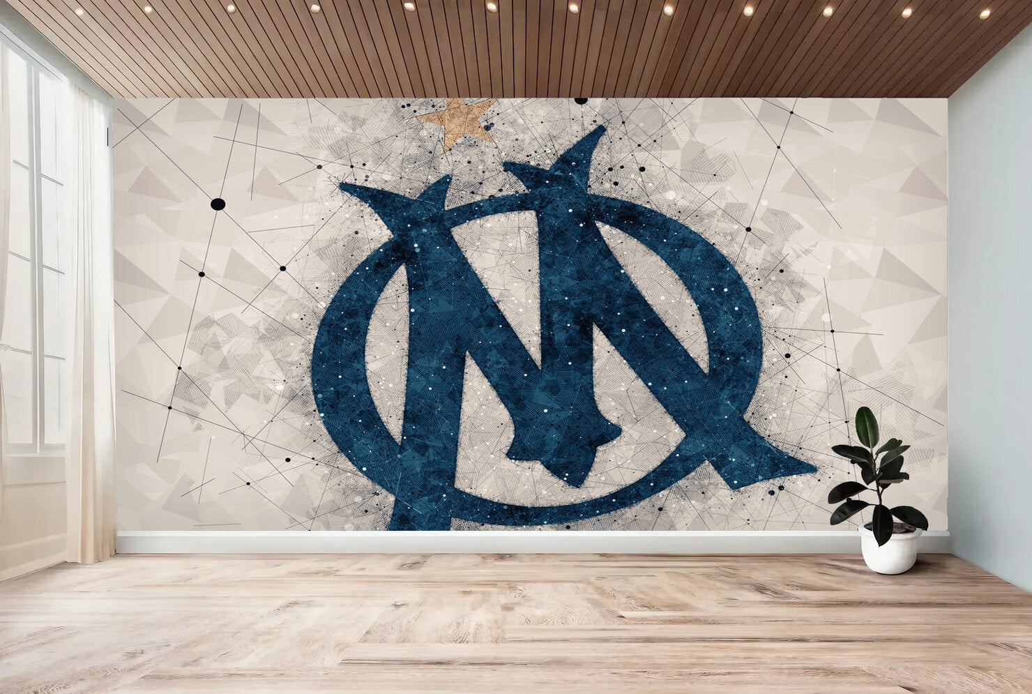 Papier peint football Marseille