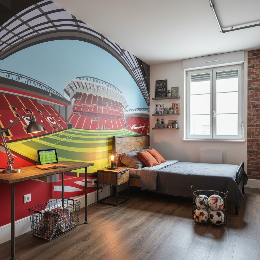 Visualisation Papier Peint stade Anfield - Liverpool FC