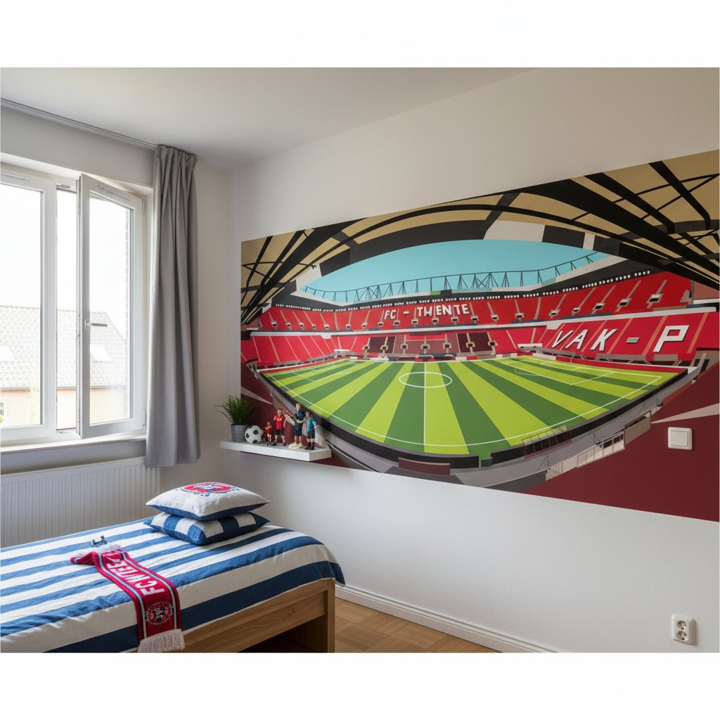 Visualisation Papier Peint stade Grolsch Veste - FC Twente - Enschede