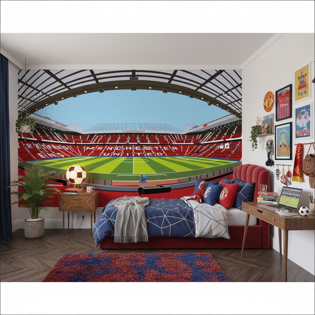 Visualisation Papier Peint stade Old Trafford - Manchester United