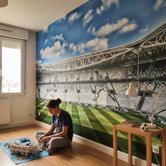 Visualisation Papier peint football panoramique du stade Juventus