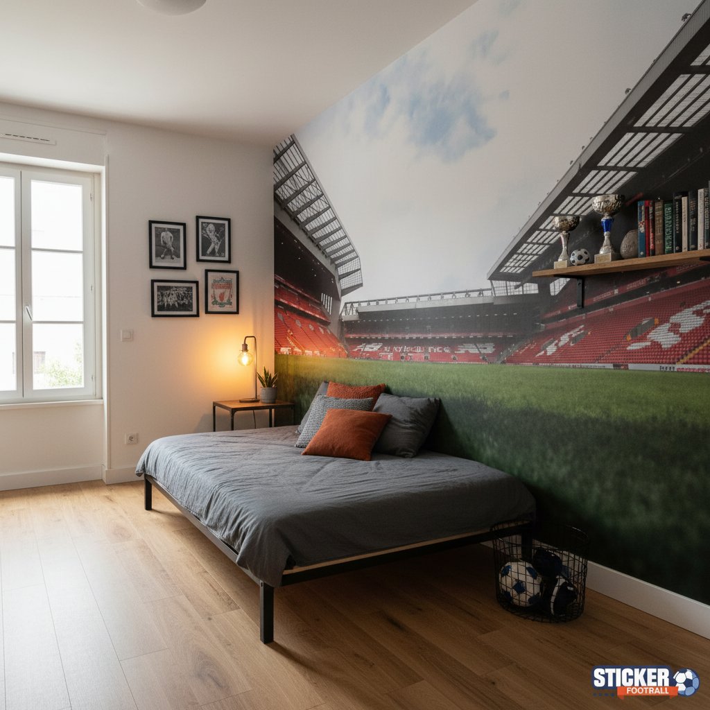 Visualisation papier peint foot Anfield Liverpoll stadium football