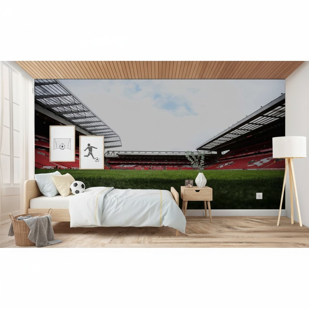 Visualisation papier peint foot Anfield Liverpoll stadium football