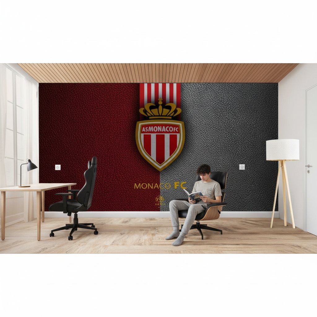 Visualisation papier peint foot AS Monaco FC France football
