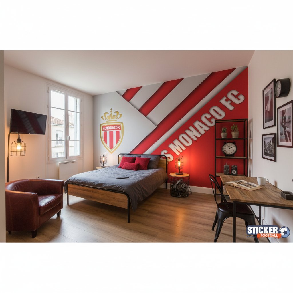 Visualisation papier peint foot AS Monaco