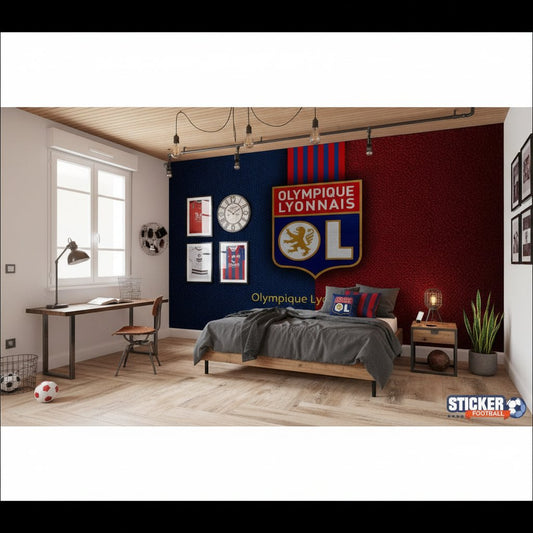 Visualisation papier peint football LYON logo