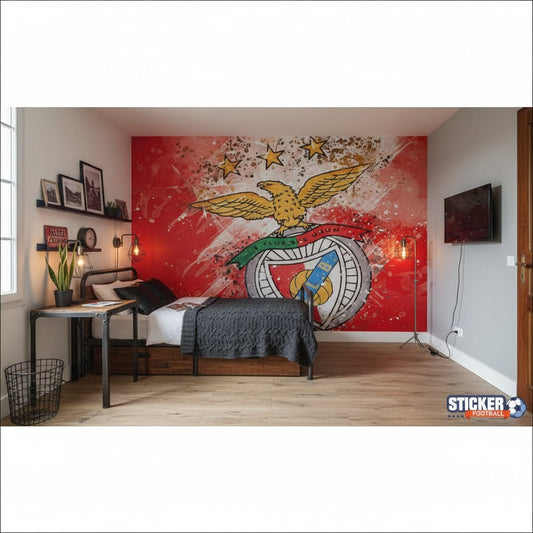 Visualisation papier peint football SL Benfica deco