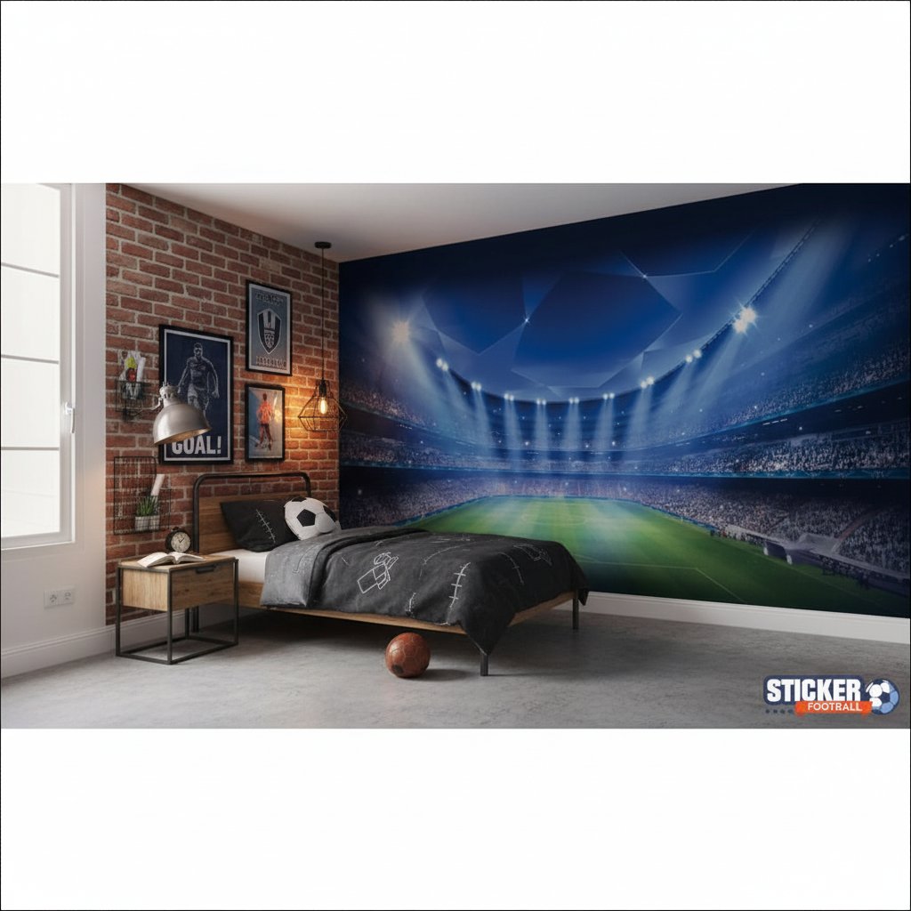 Visualisation papier peint football stade ligue