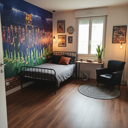 Visualisation Papier Peint FIFA Barça: Déco Coupe du Monde