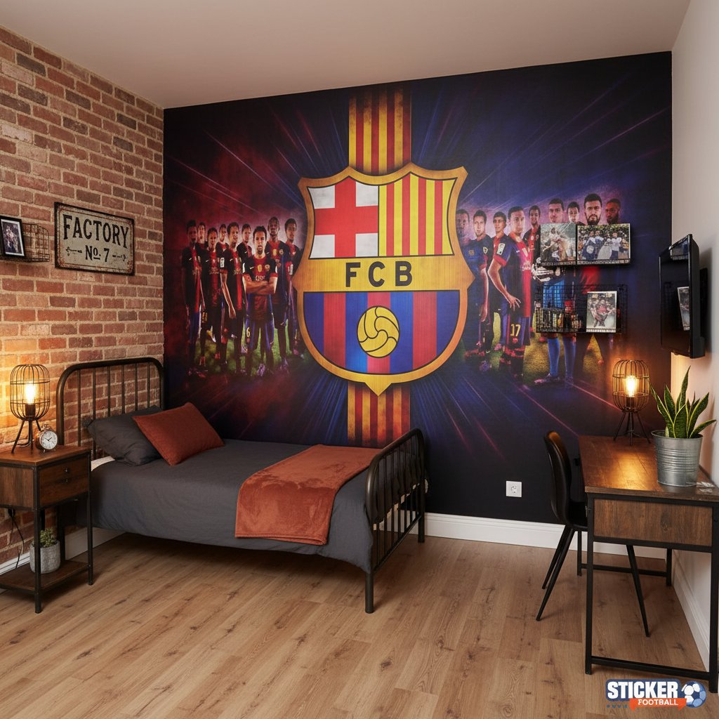 Visualisation Barça Passion: Papier Peint Vibrant de Ville