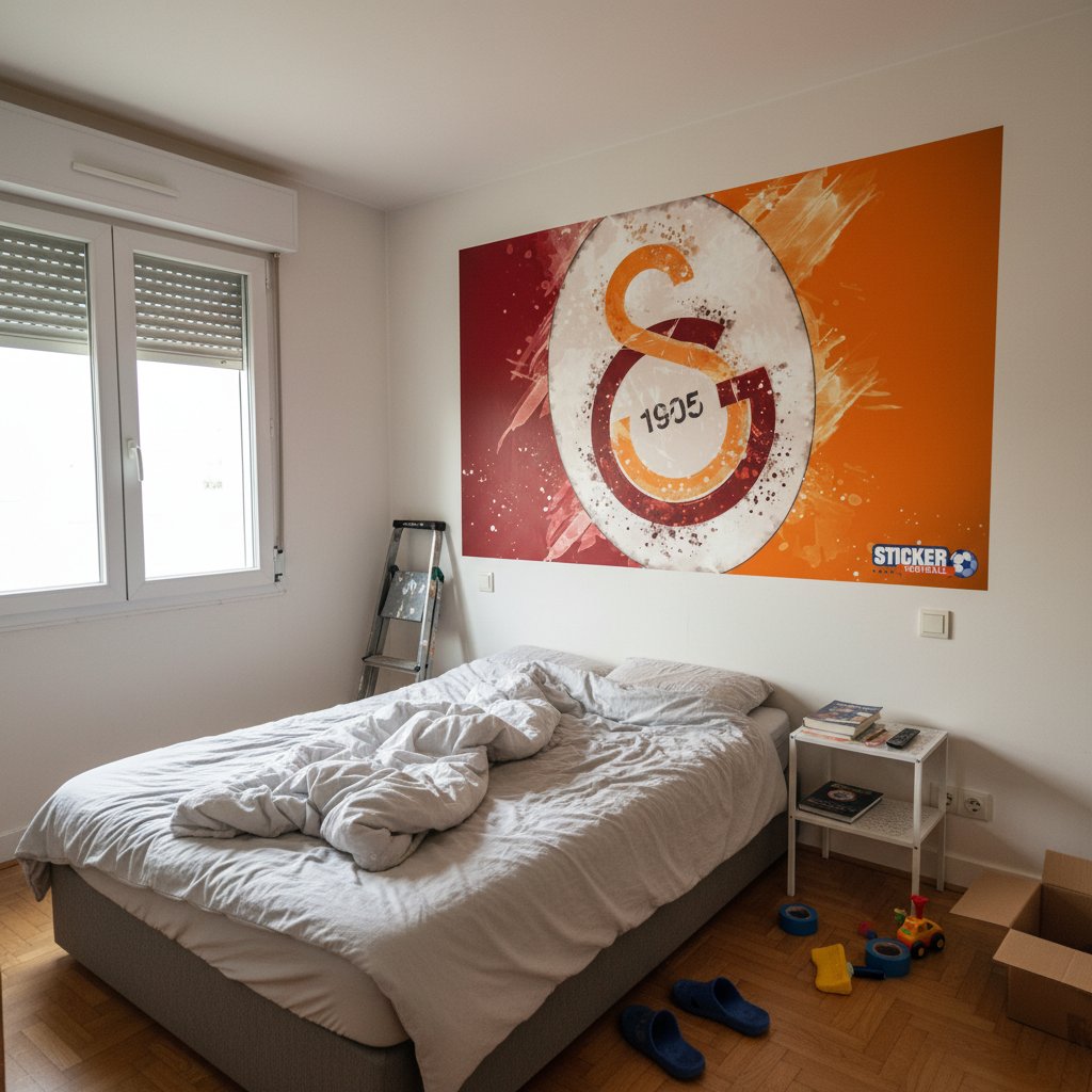 Visualisation Papier Peint Galatasaray S.K. - Emblème et Logo