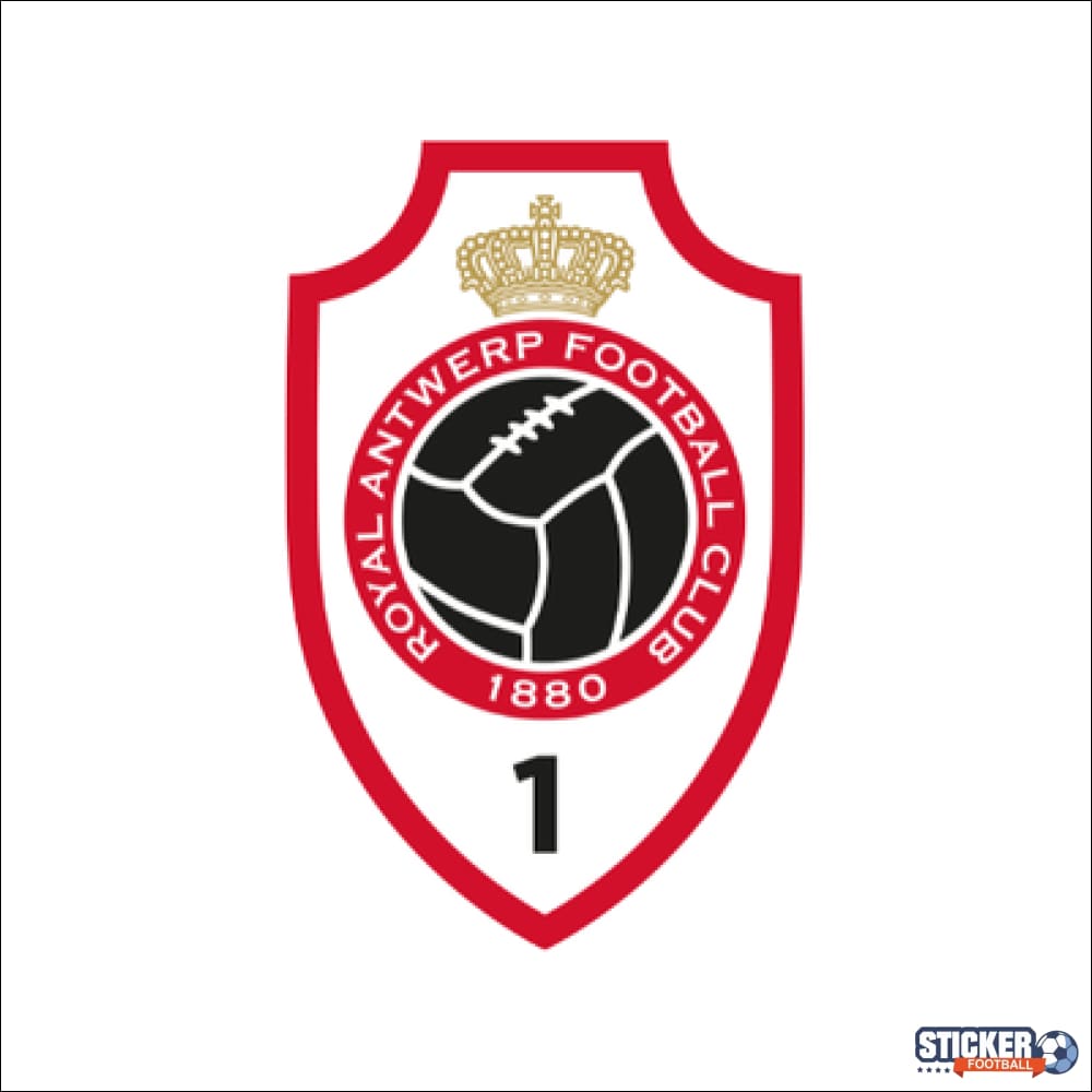 Sticker Antwerp logo football