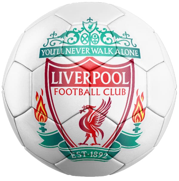 Sticker ballon de foot du logo Liverpool FC