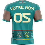 Etiqueta engomada de la camiseta del concepto de fútbol Decoración de interiores de Minecraft - Vignette | Sticker Foot