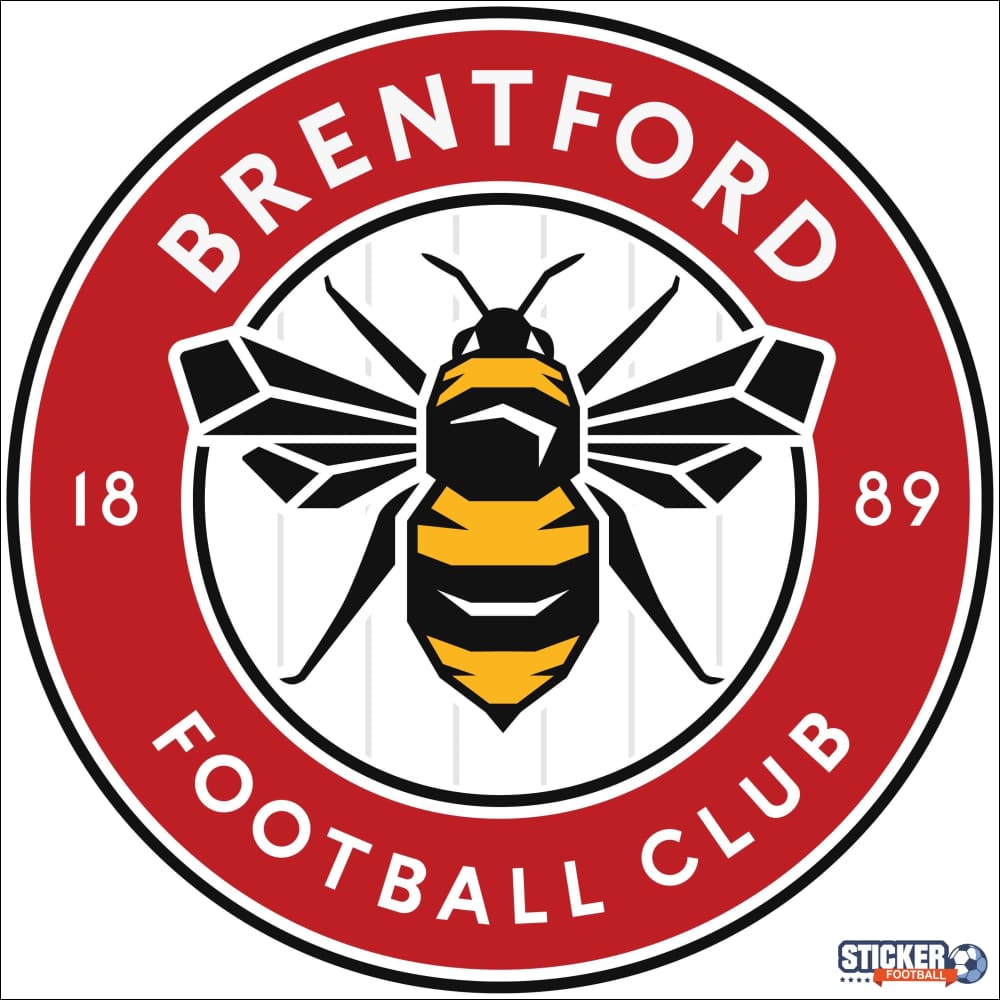 Sticker football Brentford logo