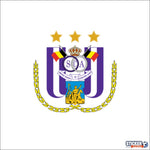 Etiqueta engomada del logotipo de Anderlecht Bélgica - Vignette | stickers foot