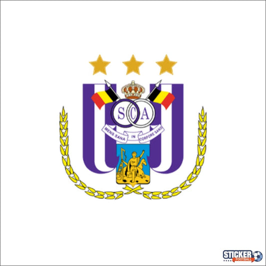 Sticker logo Anderlecht Belgique