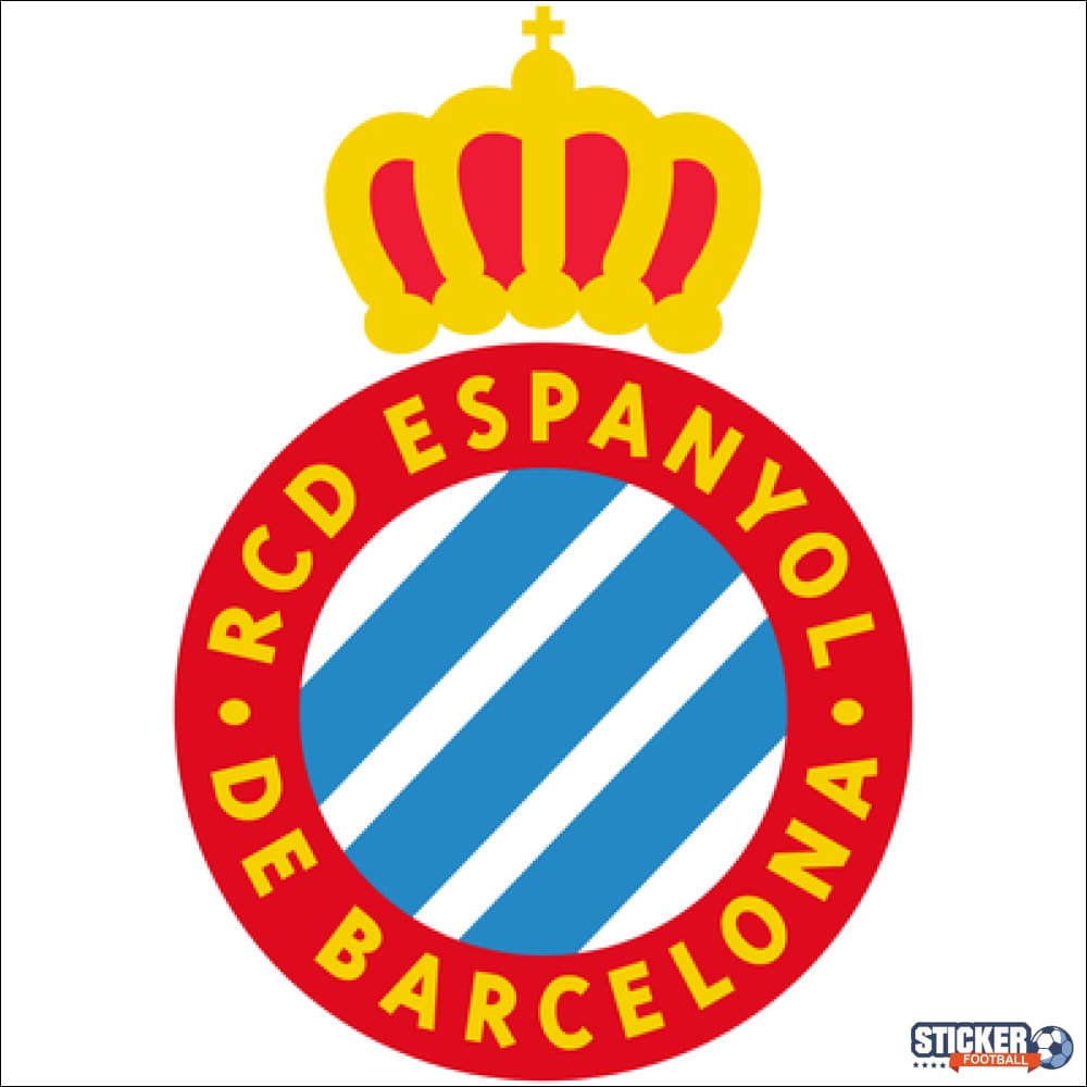 Sticker logo club football RCD Espanyol