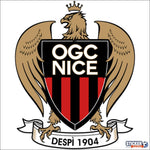 Bonita calcomanía con el logo de fútbol. - Vignette | stickers foot