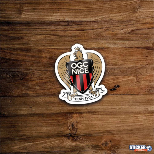 Autocollant de l’écusson du club de football de l’OGC Nice
