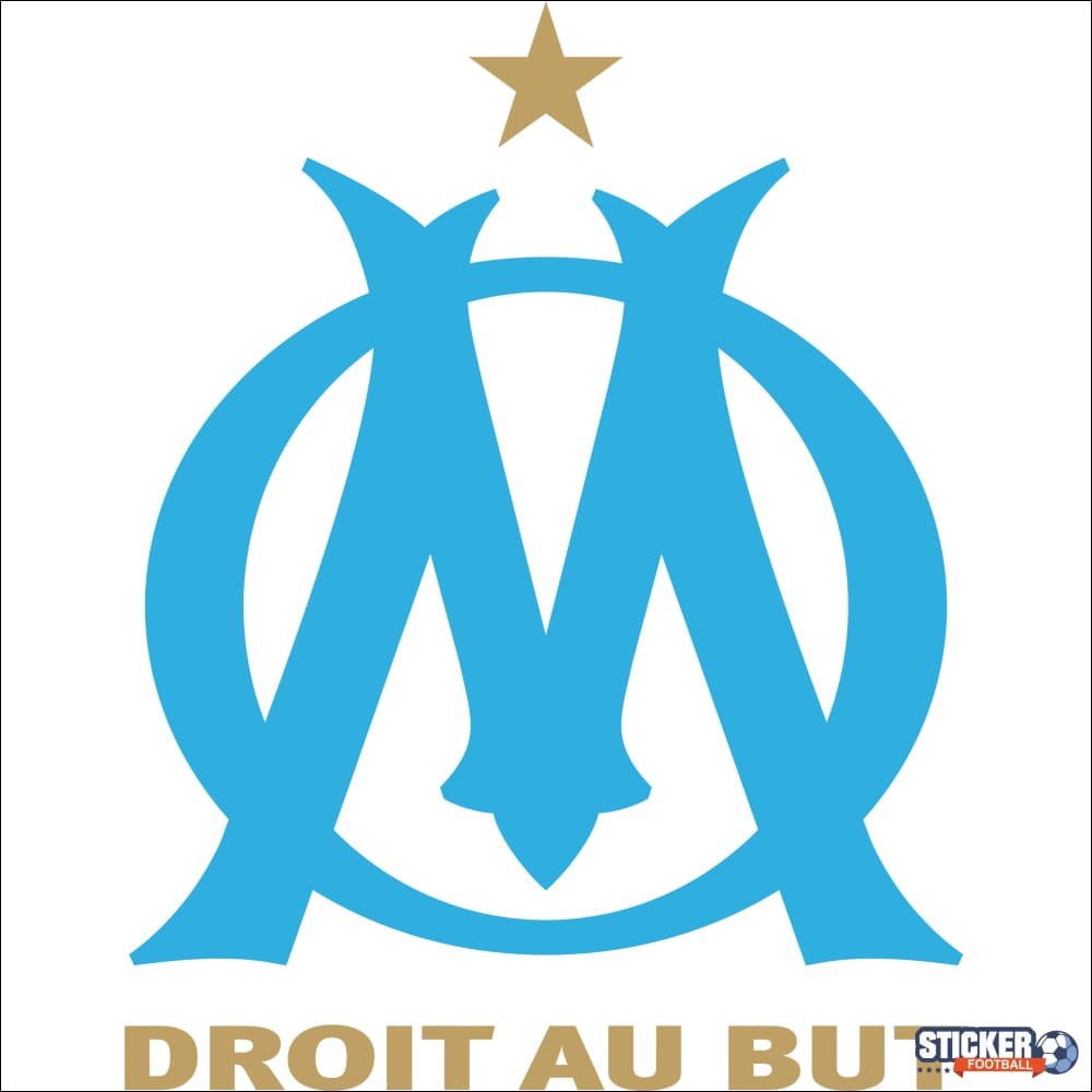 Sticker OM - LOGO MARSEILLE FOOT