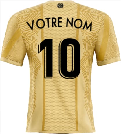Sticker PSG version maillot or 2023
