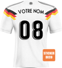 Pegatina de fútbol de la camiseta de Alemania 1990