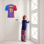 Decoración Barça Personalizada con pegatina - Vignette | stickers foot