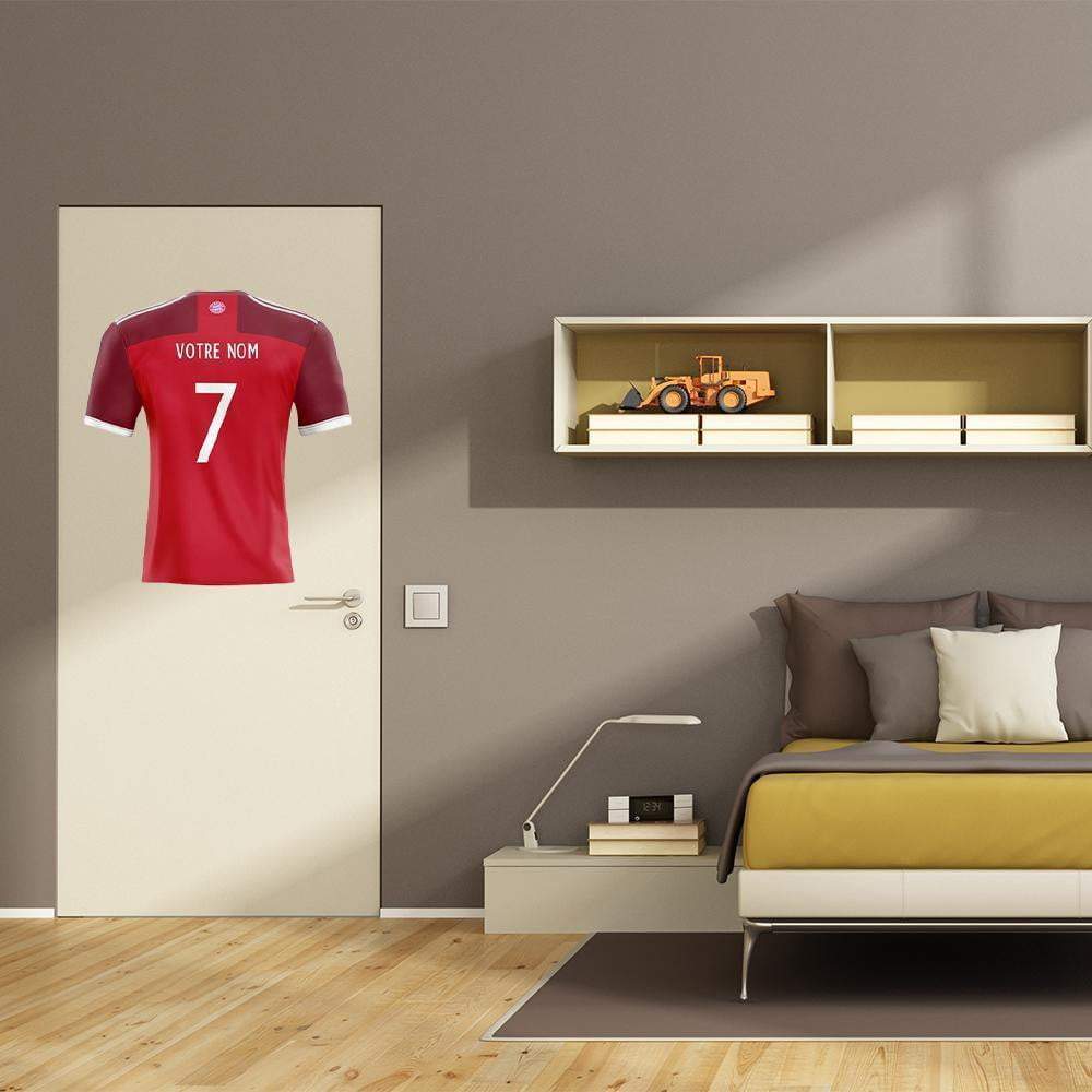 Déco foot MAILLOT BAYERN MUNICH Personnalisé sticker-foot
