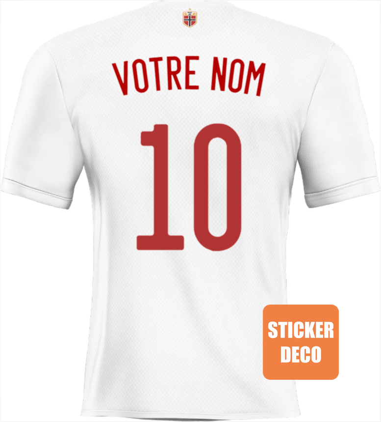 Déco adhésif maillot Norvege