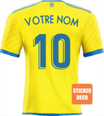 Decoración pegatina camiseta Suecia 2023 - Vignette | stickers foot