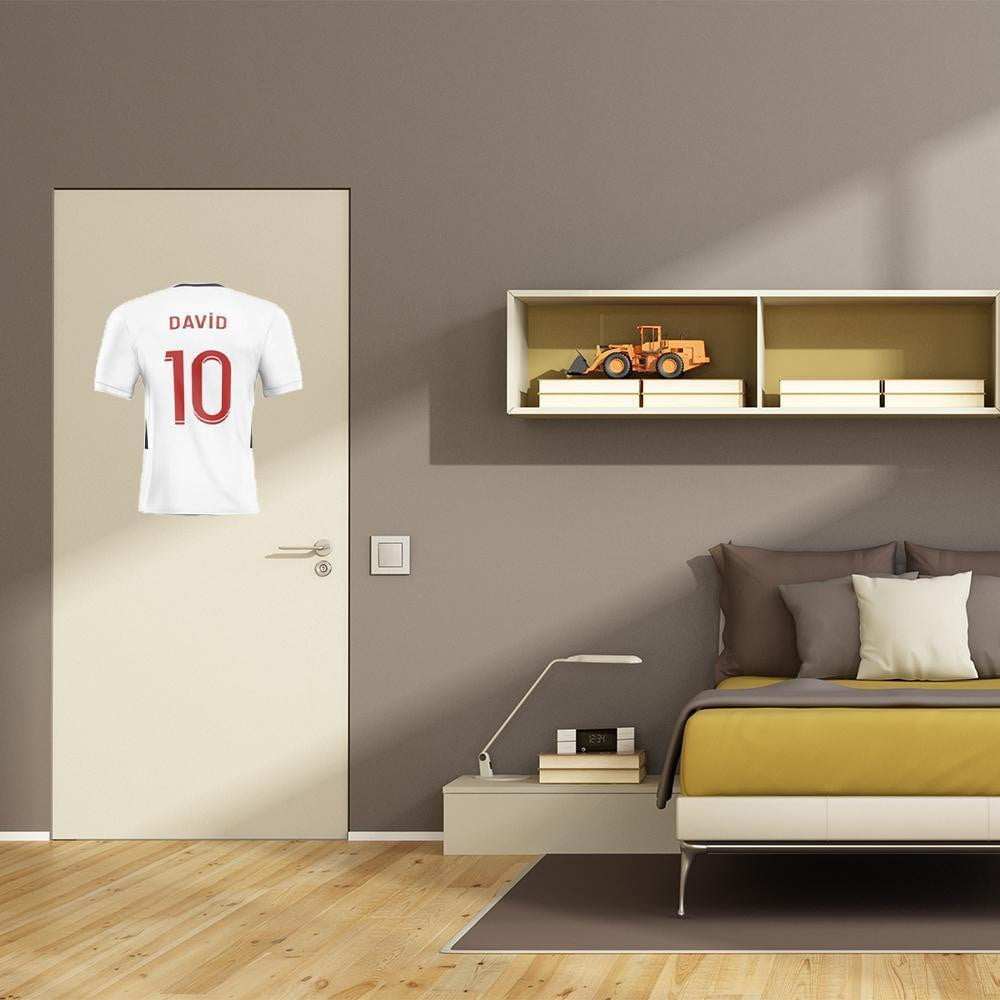 Sticker maillot foot cadeau pour enfant Angleterre Déco sticker foot - 2022 ANGLETERRE Personnalisé