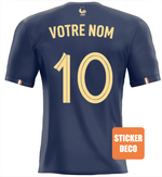 Decoración equipo francés 2023 Pegatina personalizada - Vignette | stickers foot