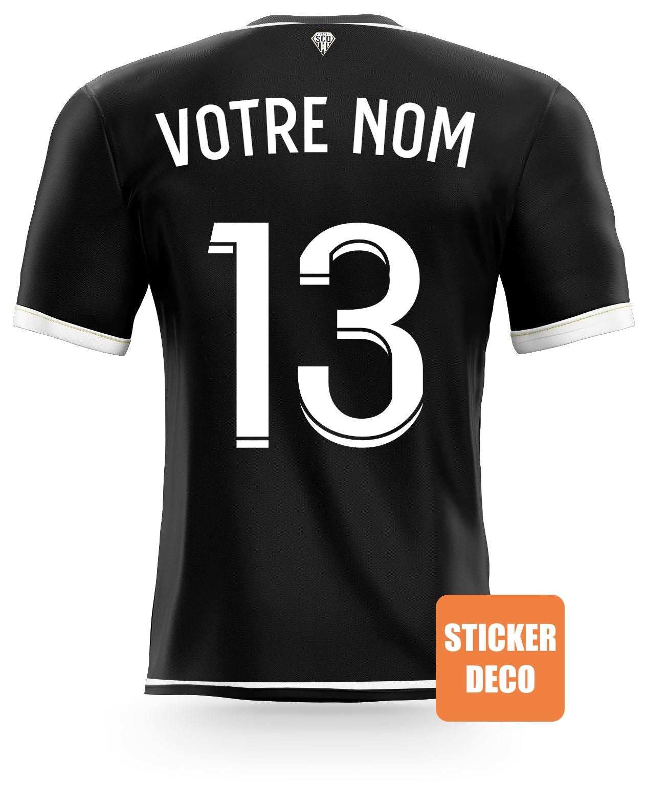 Déco foot  ANGERS maillot sticker-foot
