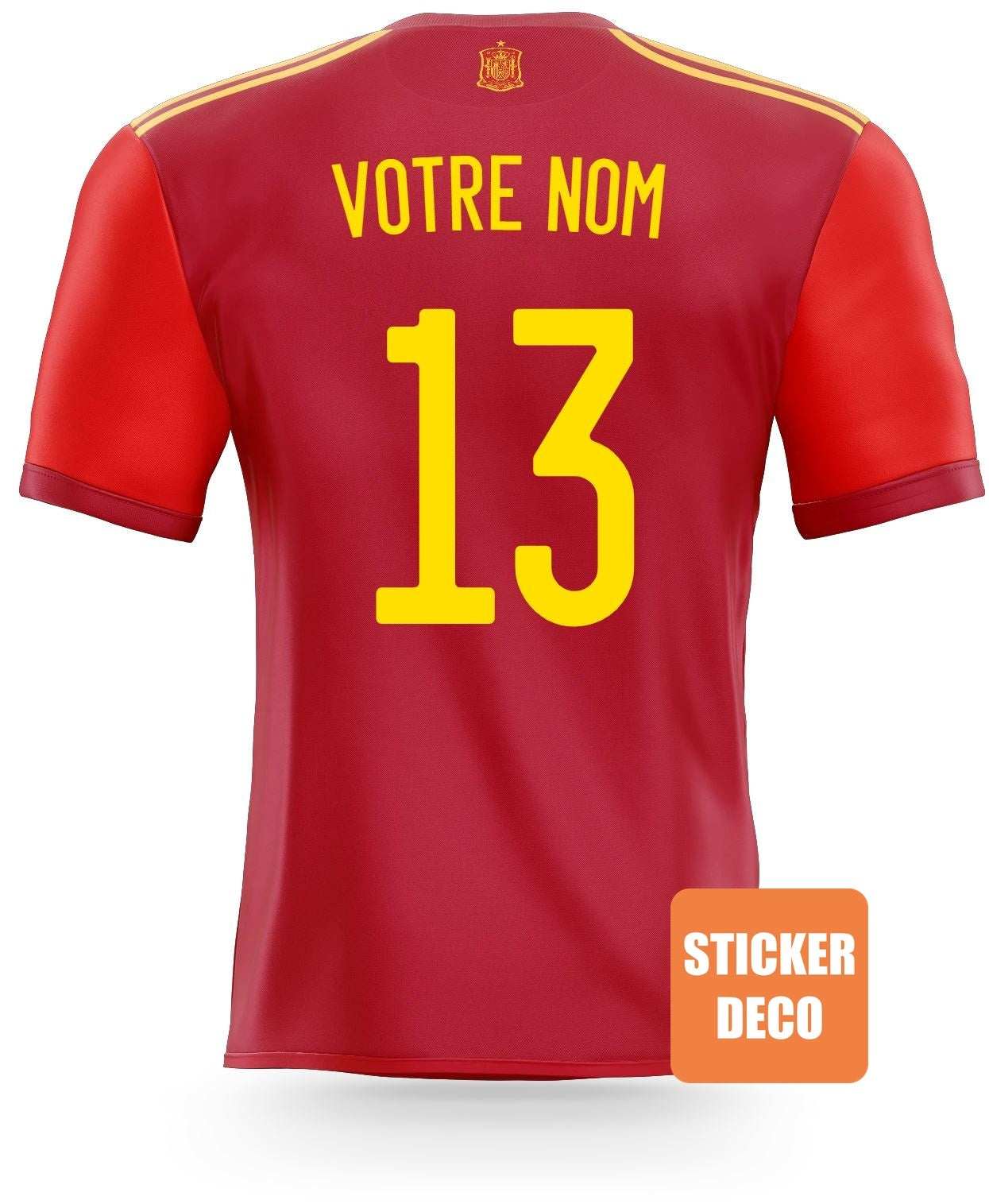 Déco sticker foot - Espagne foot'