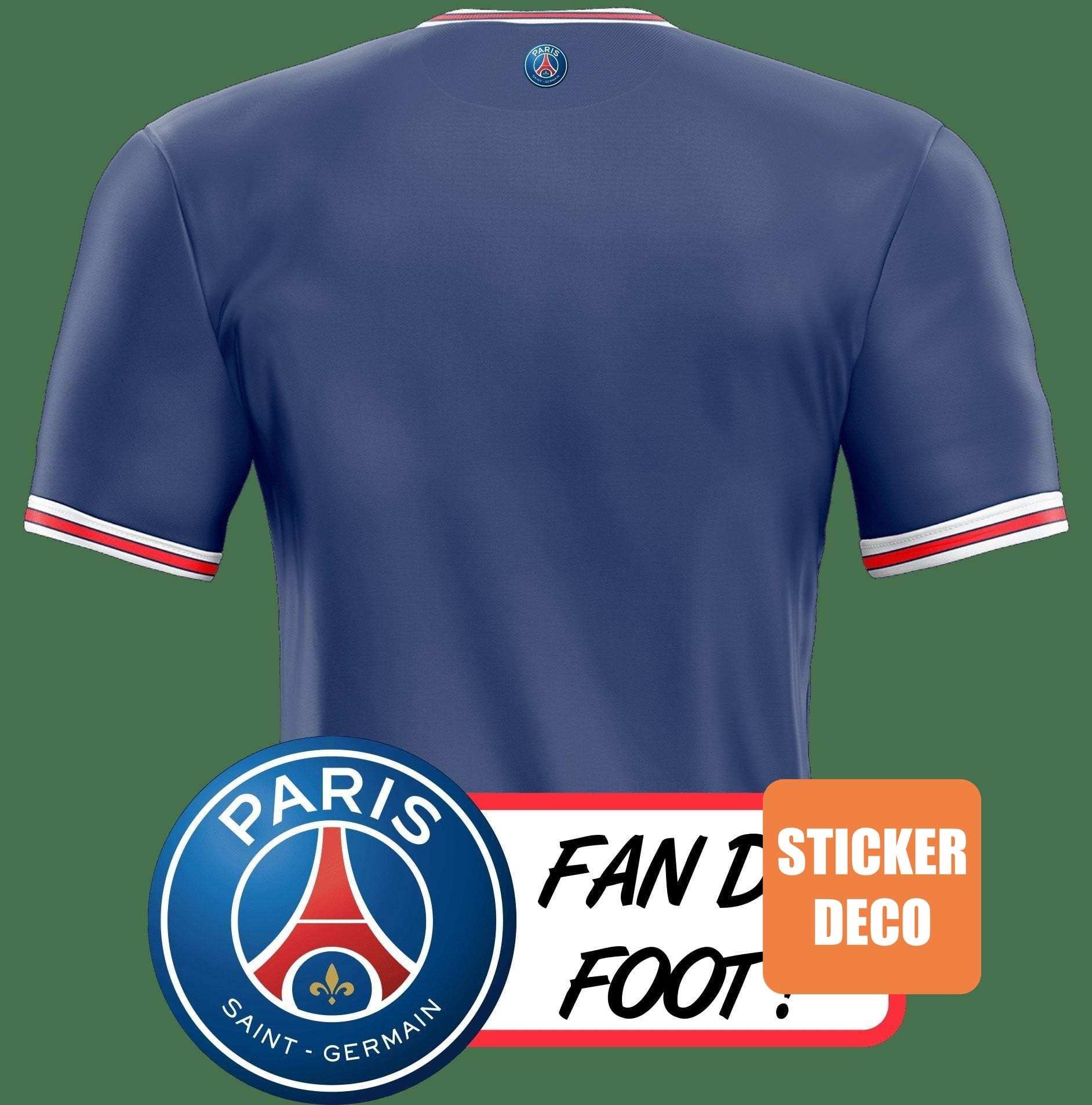Déco Maillot 2021 FAN PSG Personnalisé