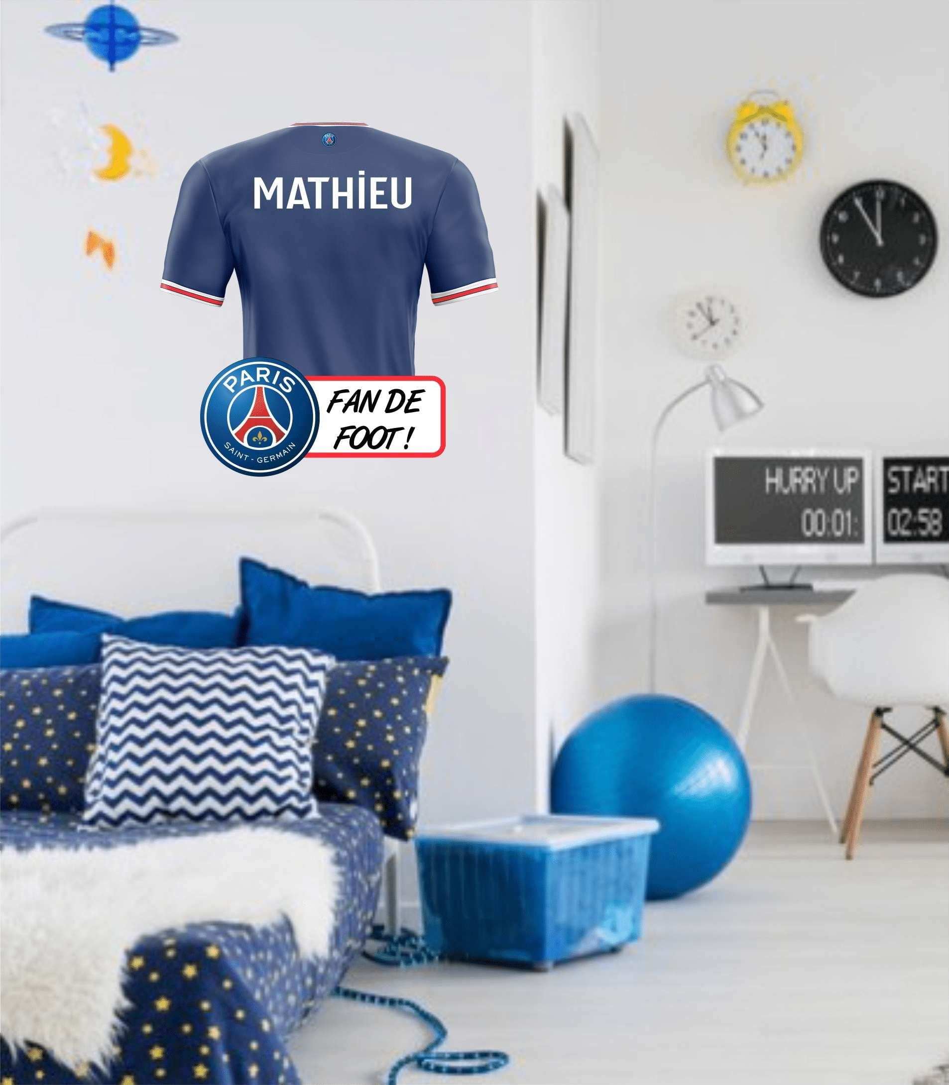 Déco autocollant PSG