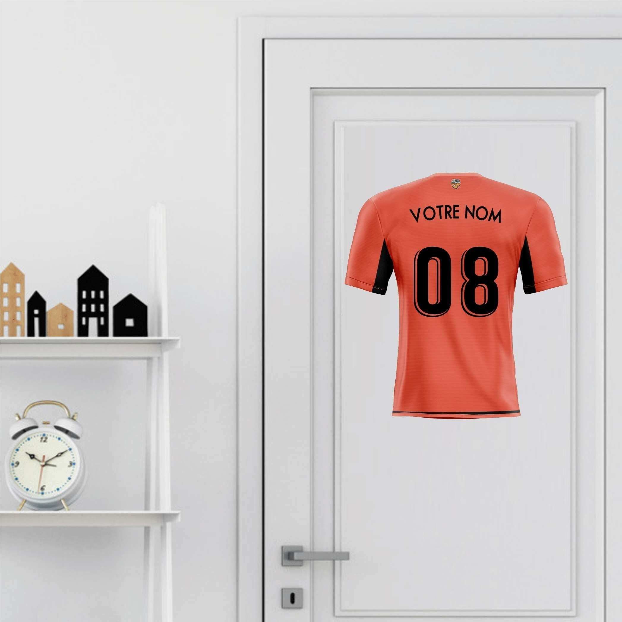 Déco foot LORIENT Personnalisé sticker-foot