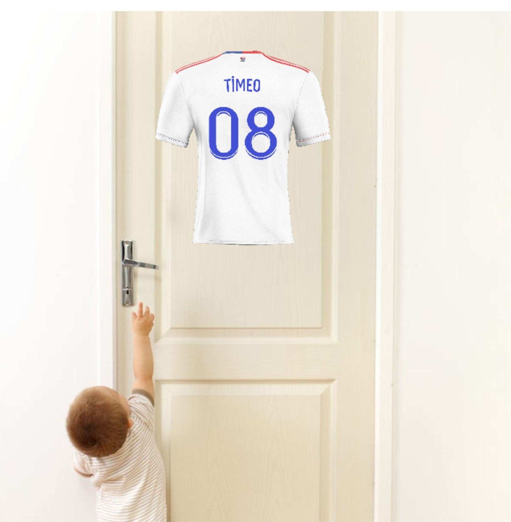 Déco foot LYON Personnalisé sticker-foot