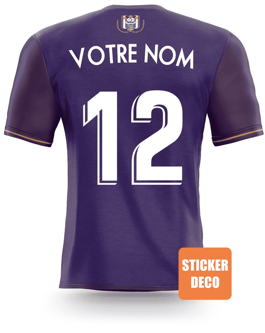 Déco foot visuel ANDERLECHT maillot 