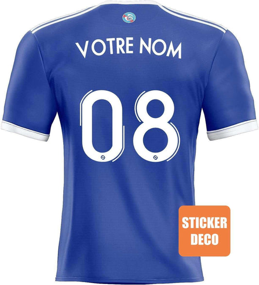 Déco foot  maillot STRASBOURG Personnalisé sticker-foot